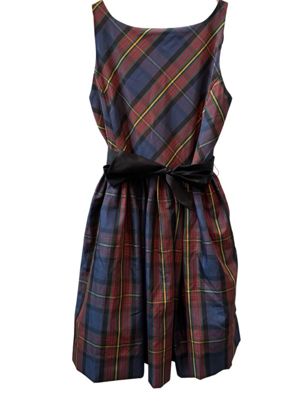 NWT Ralph Lauren Tartan Plaid Taffeta Party Dress